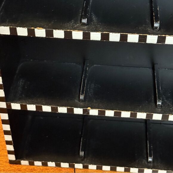 Vintage Rare Mary Engelbreit Wood Black Store Display Shelf For ABC Letters - Picture 4 of 16